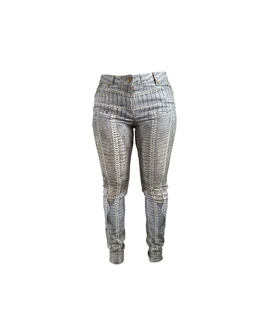 Roberto Cavalli Laced Print Bottoms