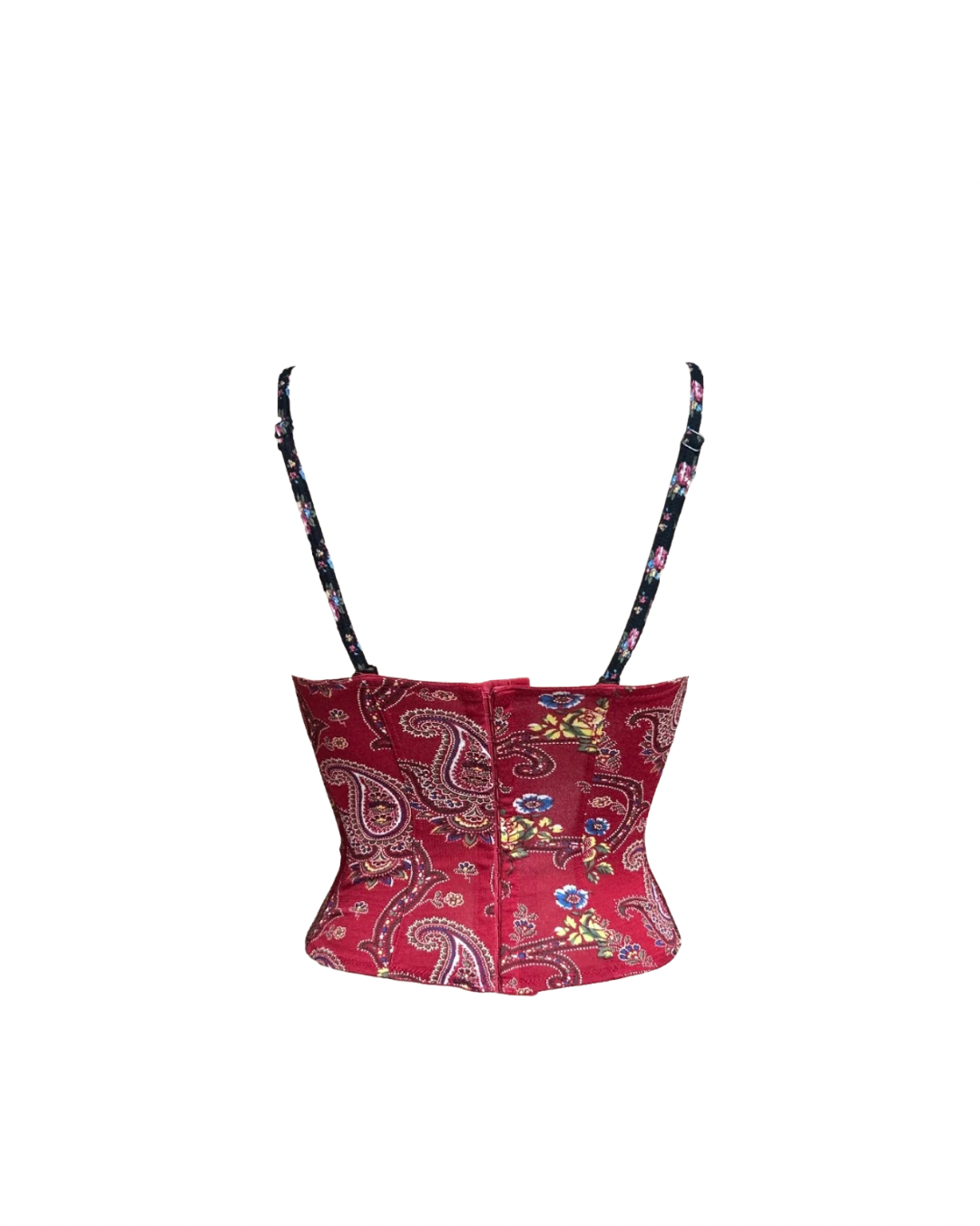 Christian Dior By John Galliano 2002 Russian Paisley Corset Top