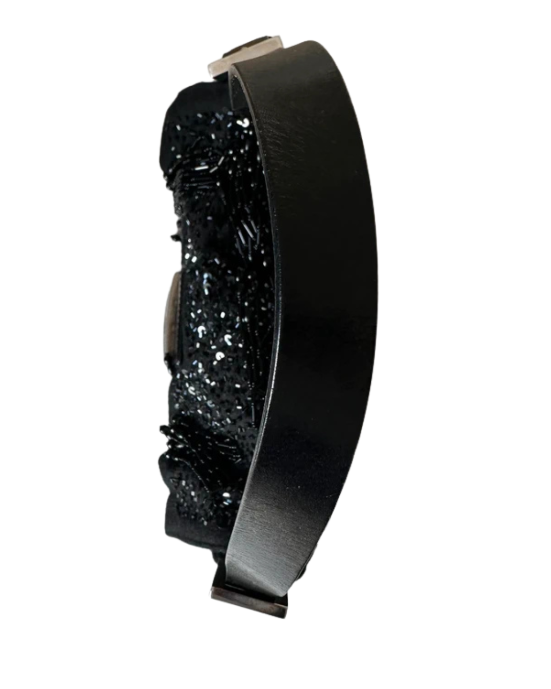 Fendi Sequin Beaded Tassle Baguette Bag