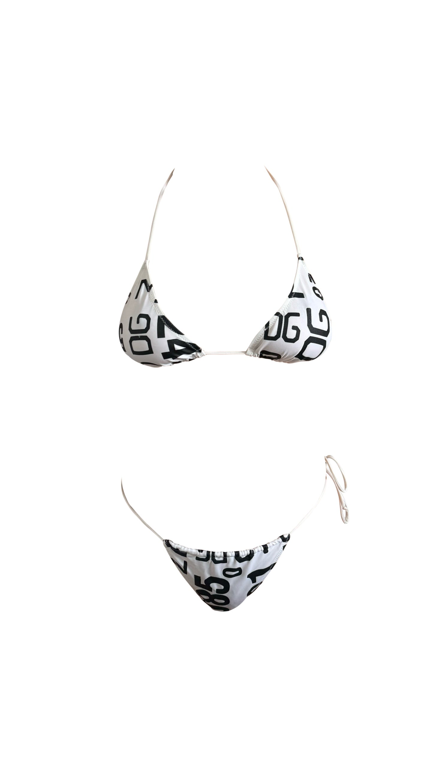 Dolce& Gabbana Logo Triangle Bikini