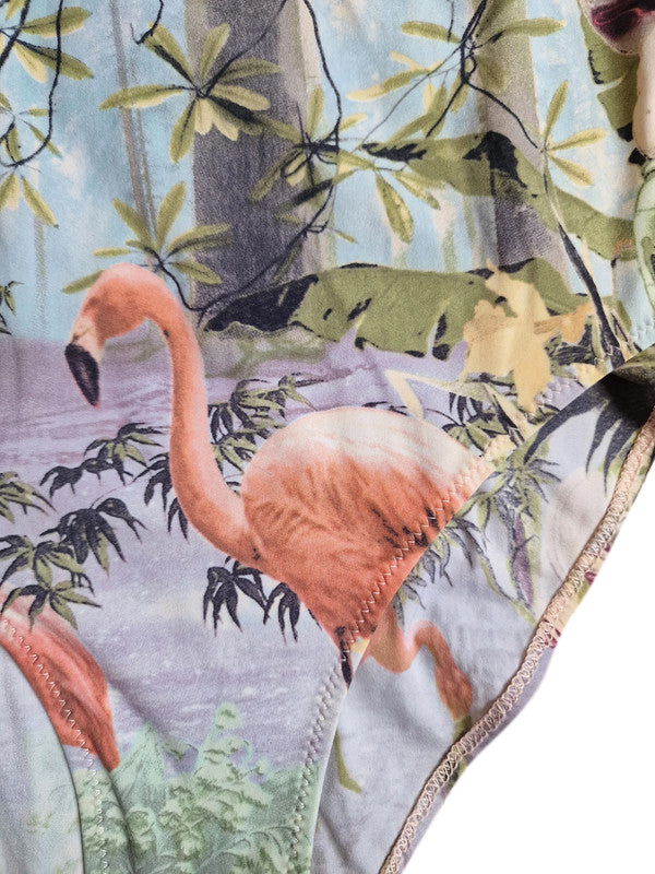 Jean Paul Gaultier Flamingo One Piece Swimsuit