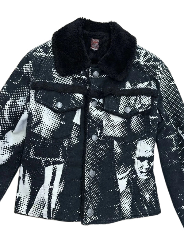 Jean Paul Gaultier Fall 1997 Fight Racism Shearling Jacket