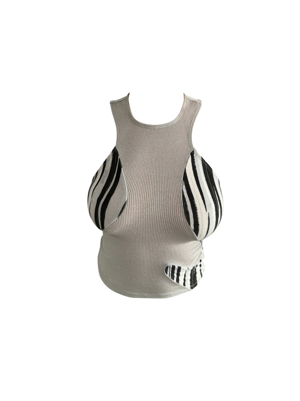 Roberto Cavalli Glitter Open Back Top