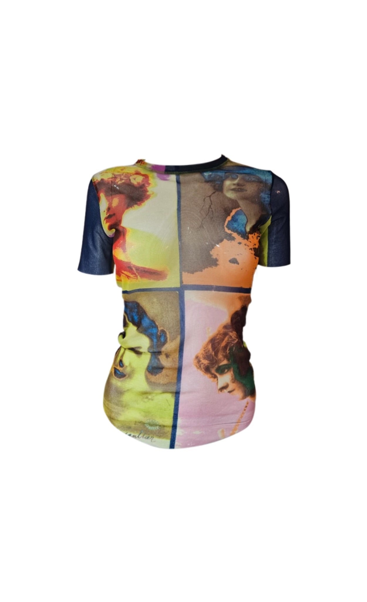 Jean Paul Gaultier Portraits Mesh T-shirt