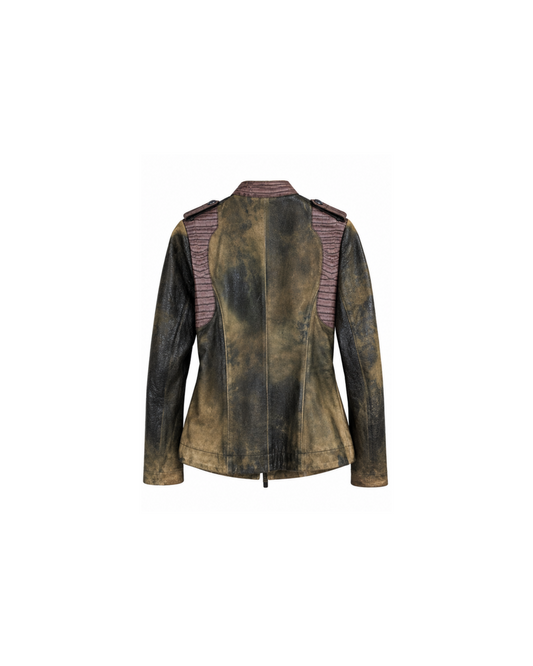 Christian Dior By John Galliano 2006 Crocodile Embossed Leather Jacket