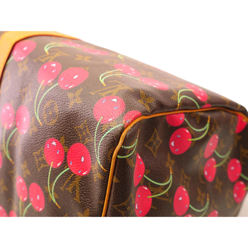 Louis Vuitton Takashi Murakami 45 Cherry Keepall Duffle Bag