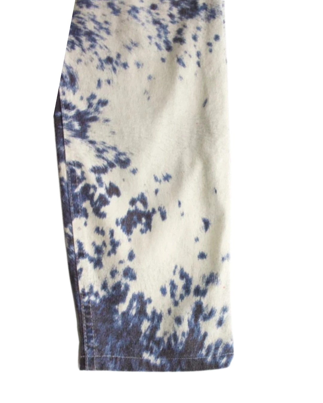 Roberto Cavalli 1999 Blue Cow Print Pants