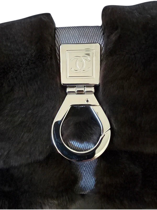 Chanel Rabbit Fur Flap Bag