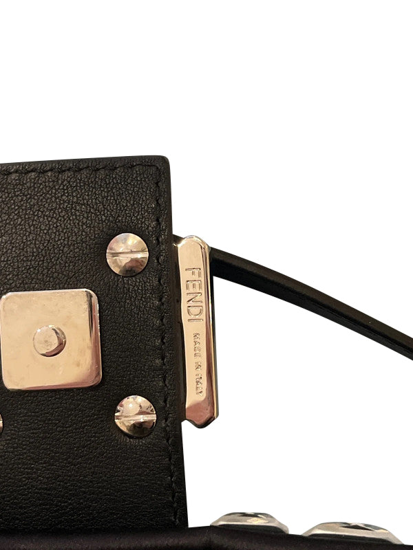 Fendi Baguette Satin Crystal Bag