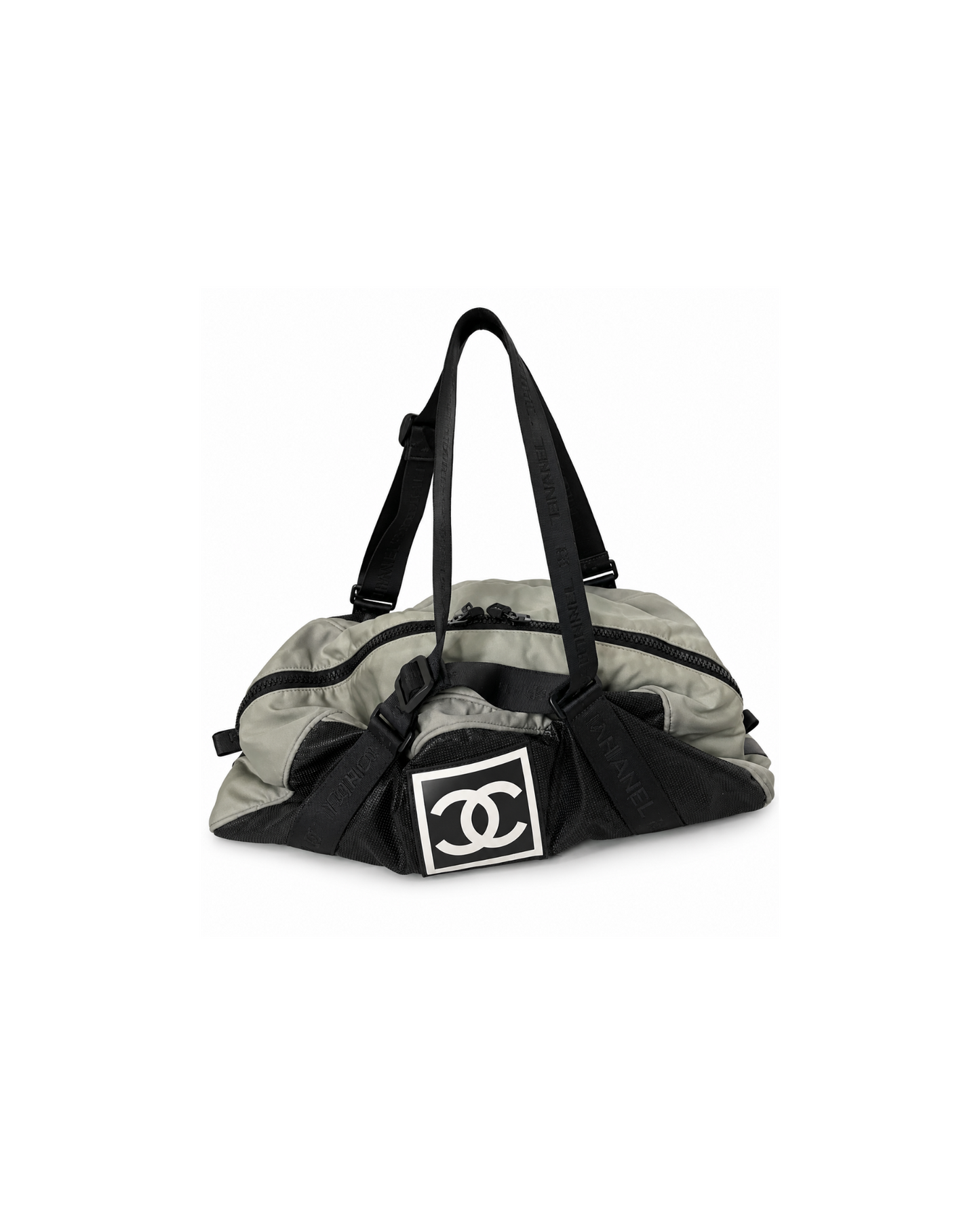 Chanel Logo Sport Boston Bag