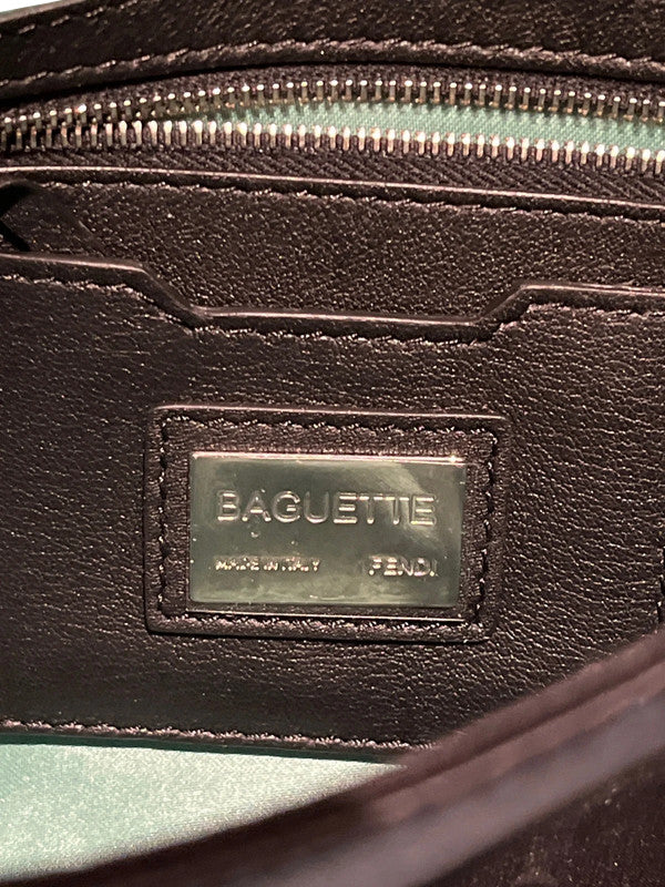 Fendi Baguette Satin Crystal Bag