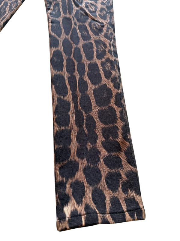 Roberto Cavalli Cheetah Print Skinny Bottoms