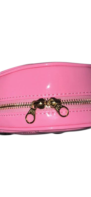 Chanel 1995 Patent Leather Vanity Heart Bag