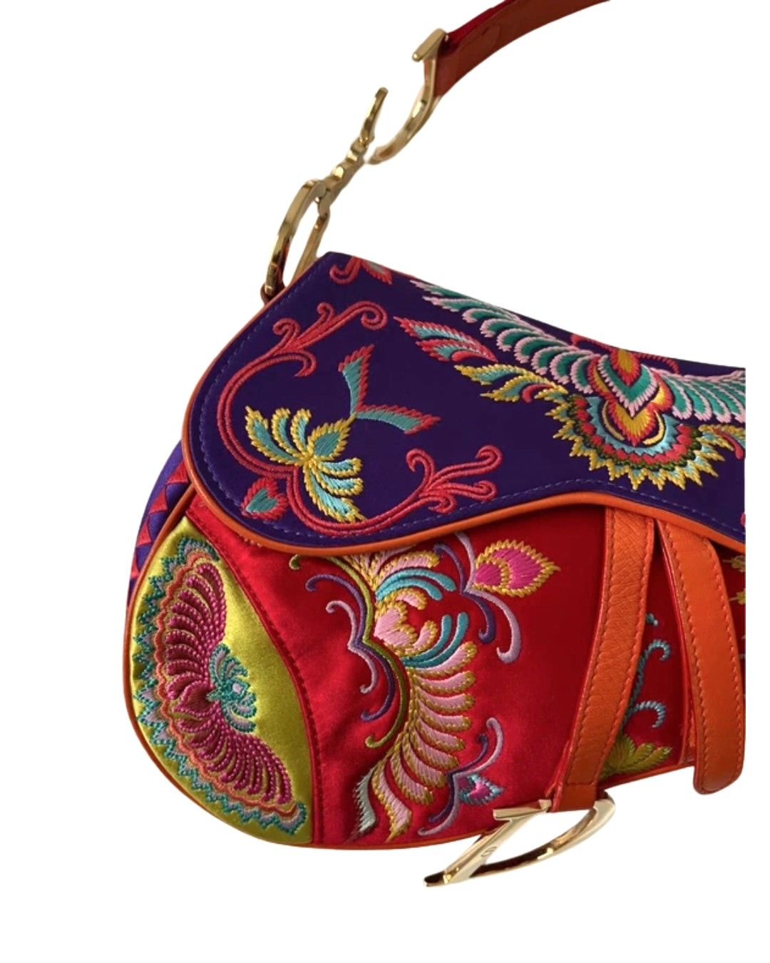 Christian Dior by John Galliano 2002 Shanghai Saddle Bag