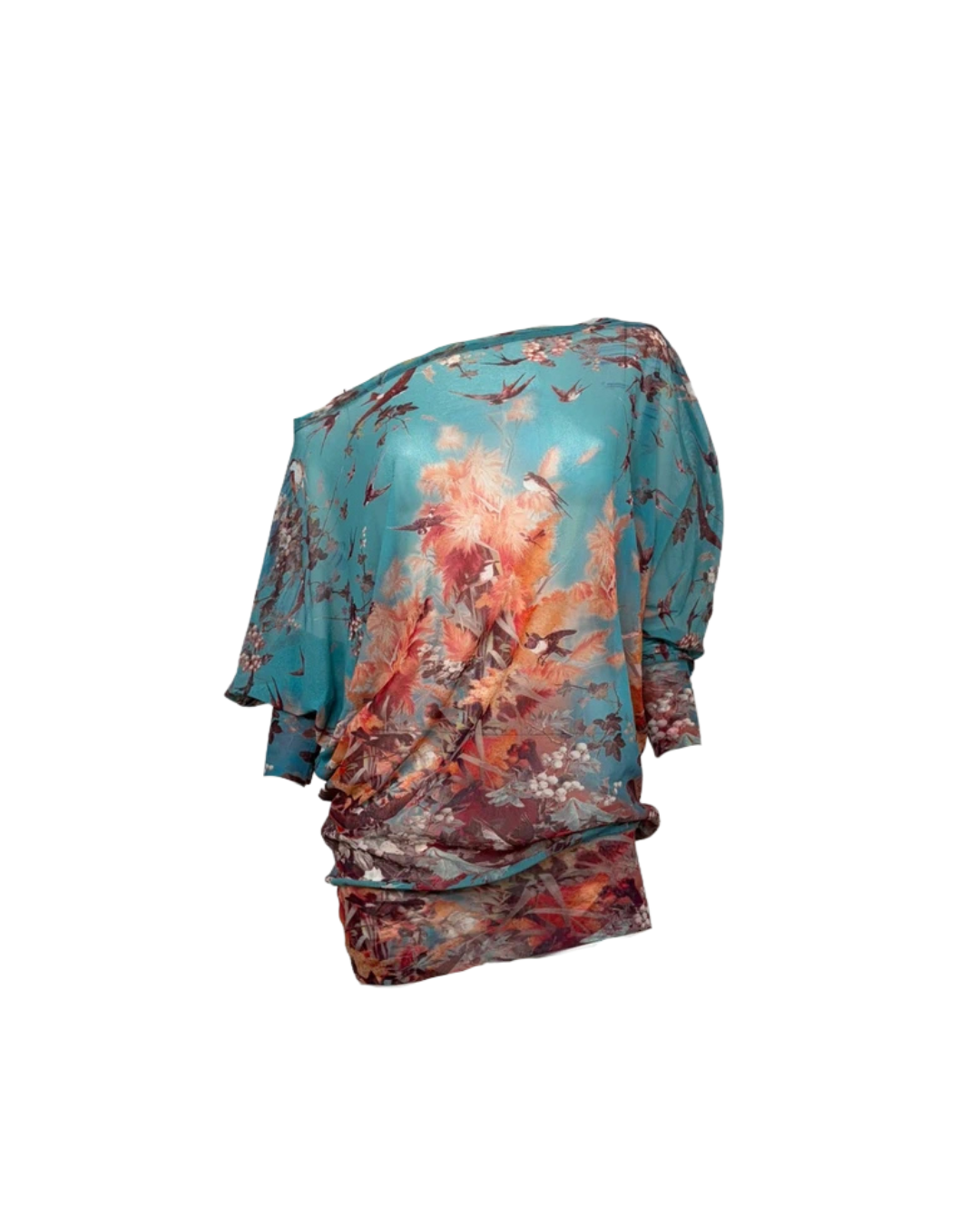 Jean Paul Gaultier Soleil Nature Print Dress