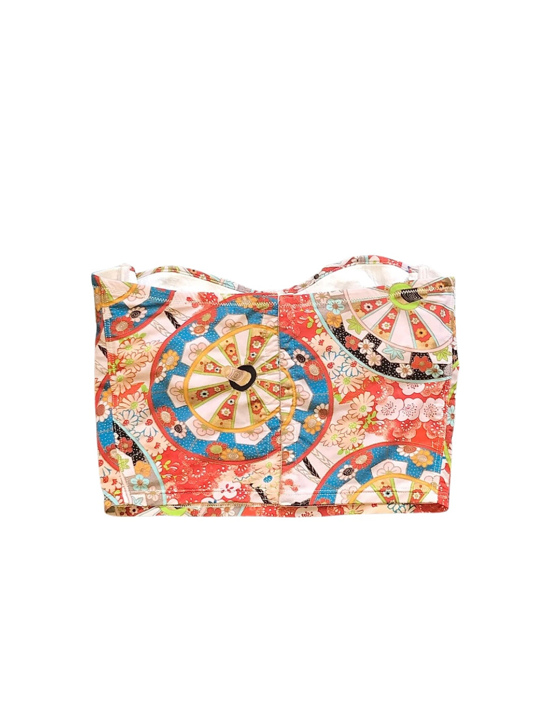 Christian Dior By John Galliano 2001 Oriental Print Corset Top