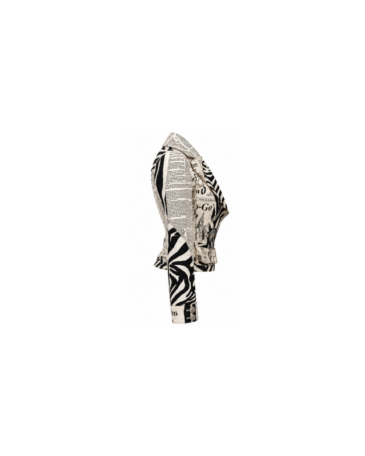 John Galliano 2000 Newspaper Jacket