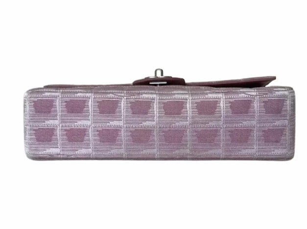 Chanel Pink Nylon Medium Flapbag