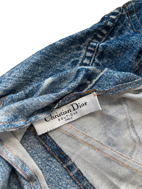 Christian Dior John Galliano 2000 Trompe L’Oeil Halter Top