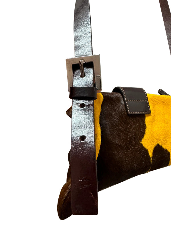 Fendi Baguette Pony Hair Bag