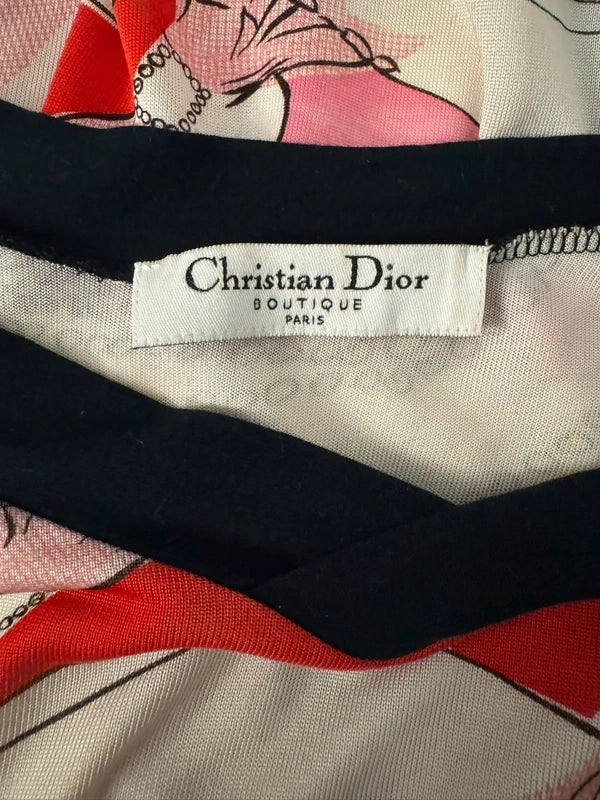 Christian Dior John Galliano 2001 Asymmetric Zip Midi Skirt