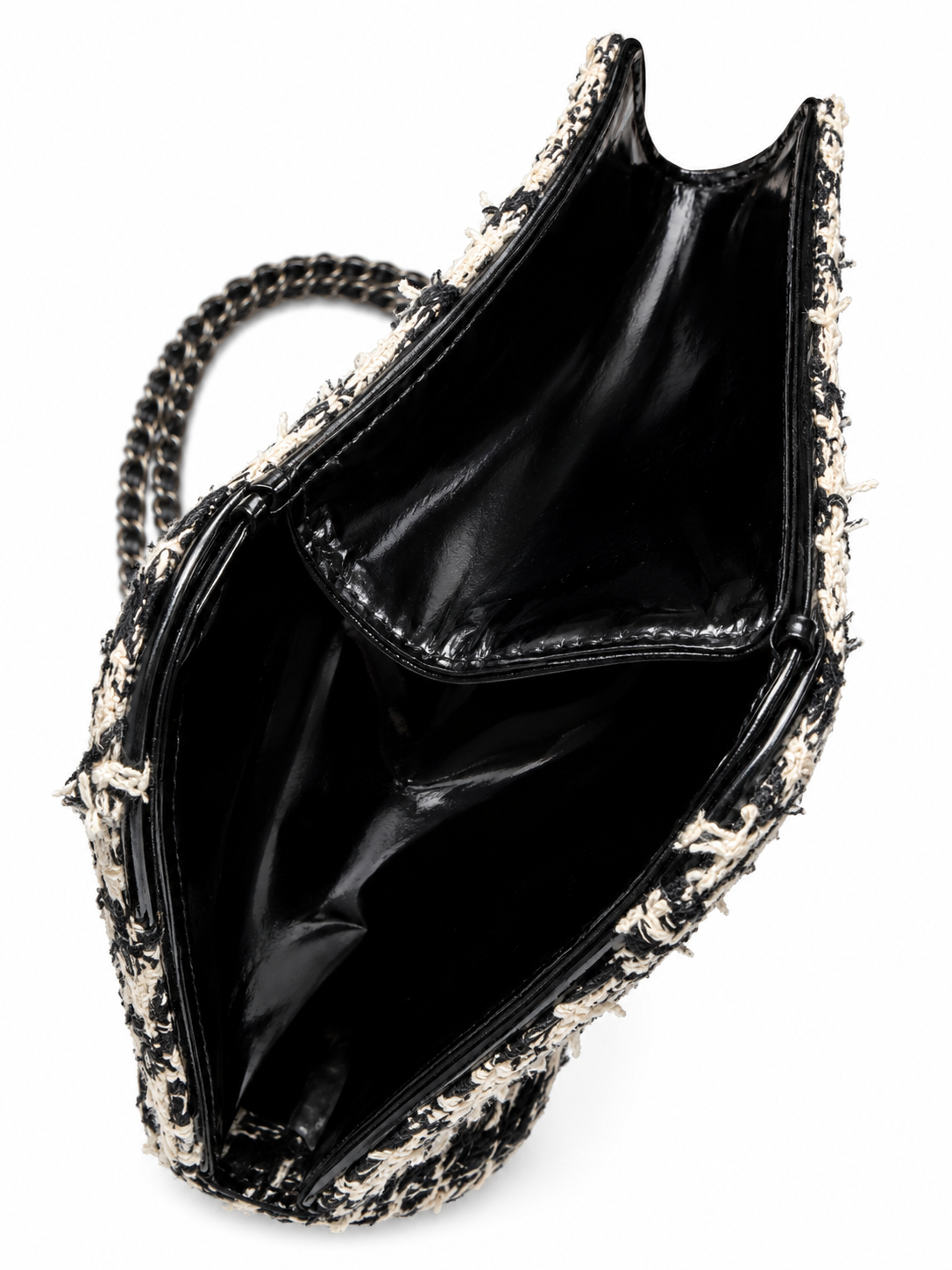 Chanel 2004 Chessboard Tweed Flap Bag