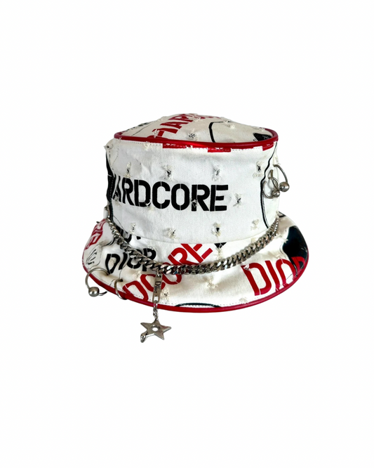 Christian Dior John Galliano 2004 Hardcore Piercing Bucket Hat