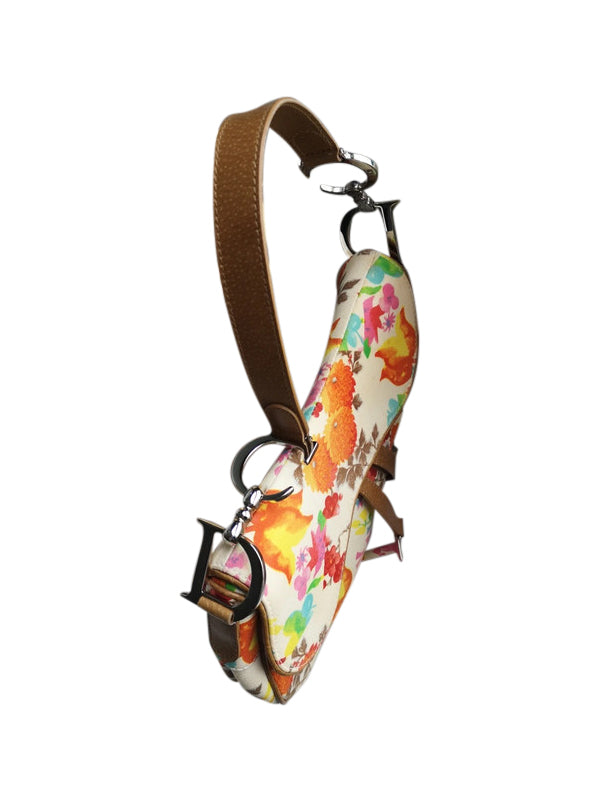 Christian Dior Spring 2006 Floral Saddle Bag