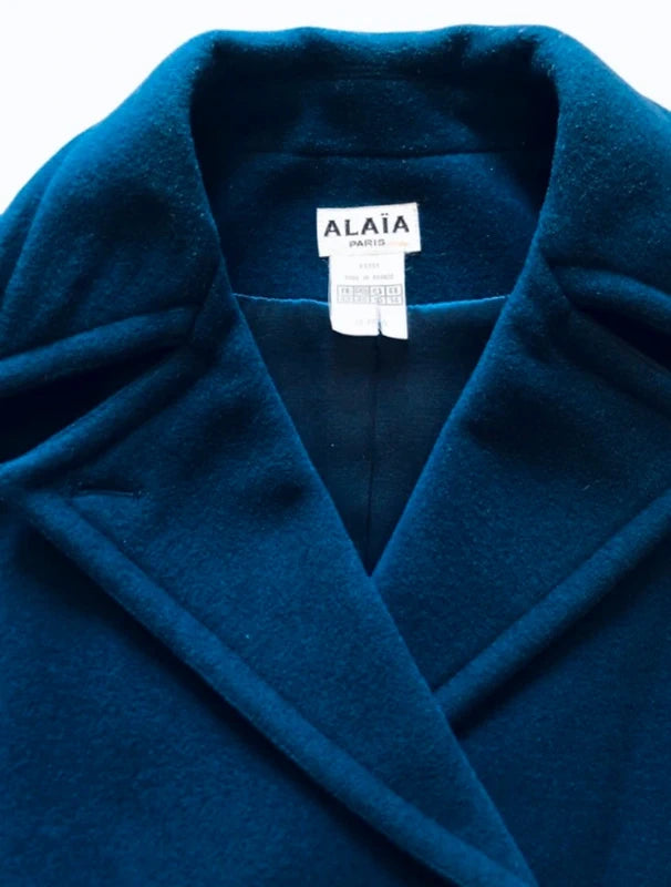 Azzedine Alaia Cropped Coat Jacket
