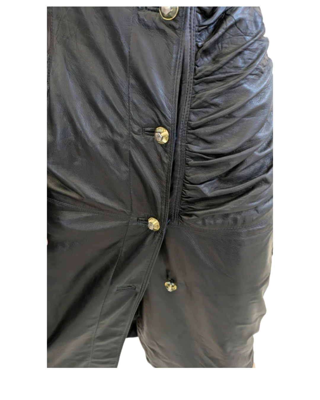 Gianni Versace Leather Dress and Jacket Set