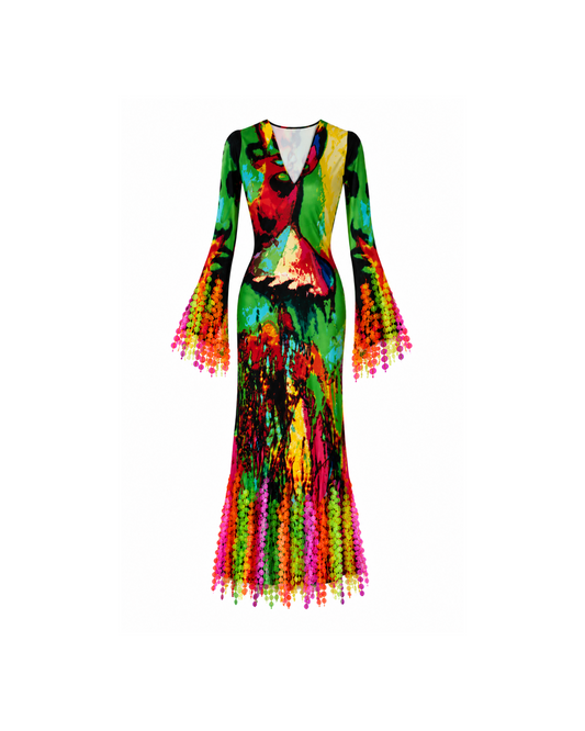 Jean Paul Gaultier Psychedelic Pop Art Dress