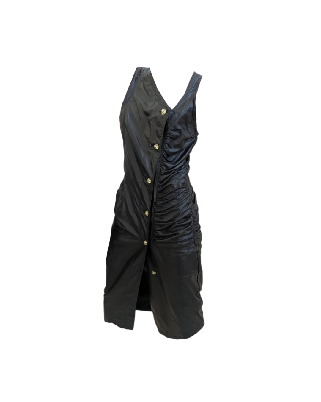 Gianni Versace Leather Dress and Jacket Set