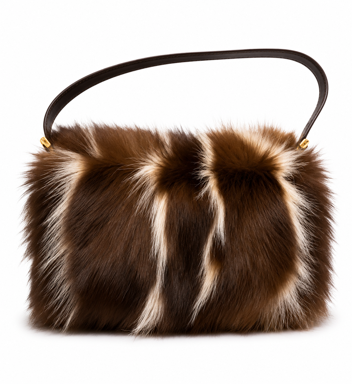 Fendi 2012 Faux Fur Baguette Bag