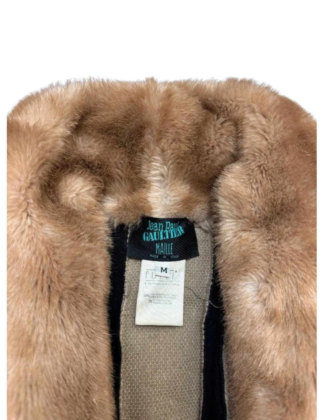 Jean Paul Gaultier Faux Fur Jacket