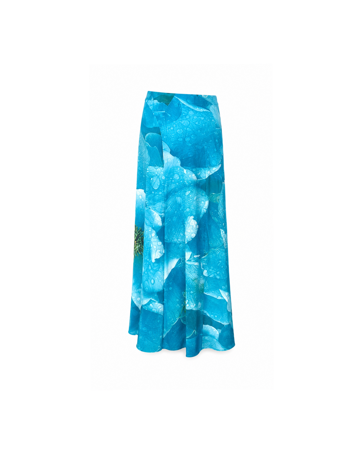 Roberto Cavalli Raindrop Flowers Maxi Skirt