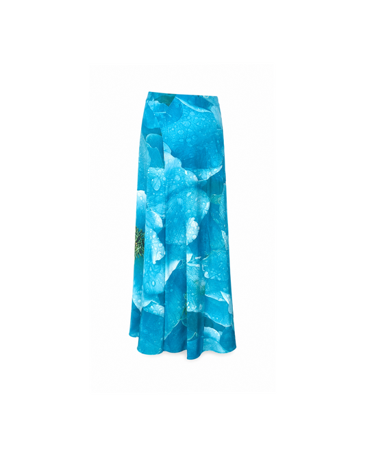Roberto Cavalli Raindrop Flowers Maxi Skirt
