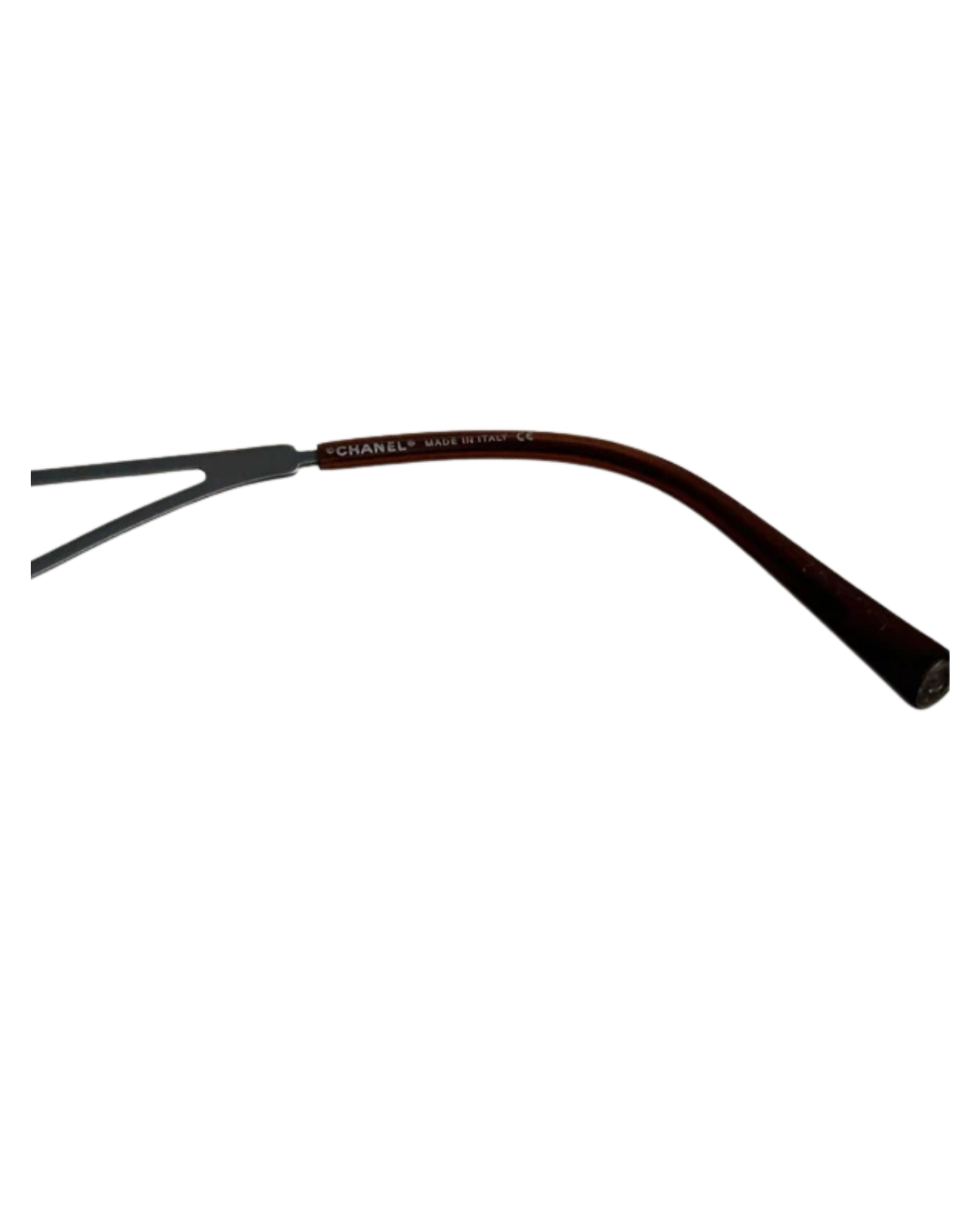 Chanel Crystal Logo Aviator Sunglasses