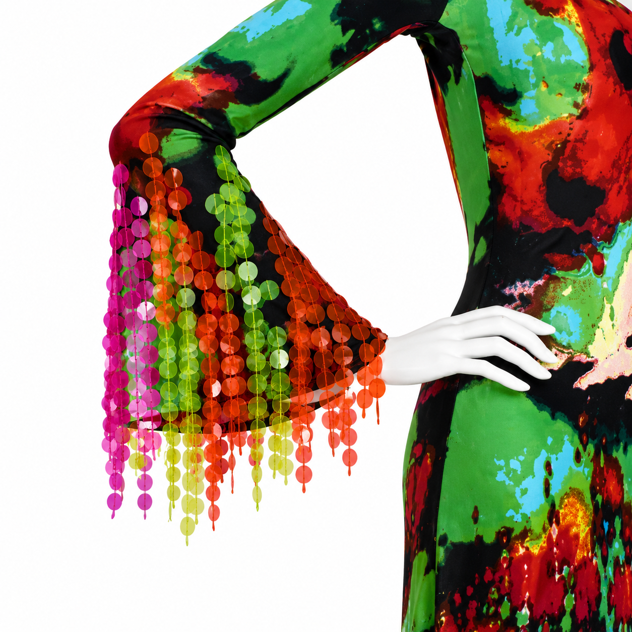 Jean Paul Gaultier Psychedelic Pop Art Dress