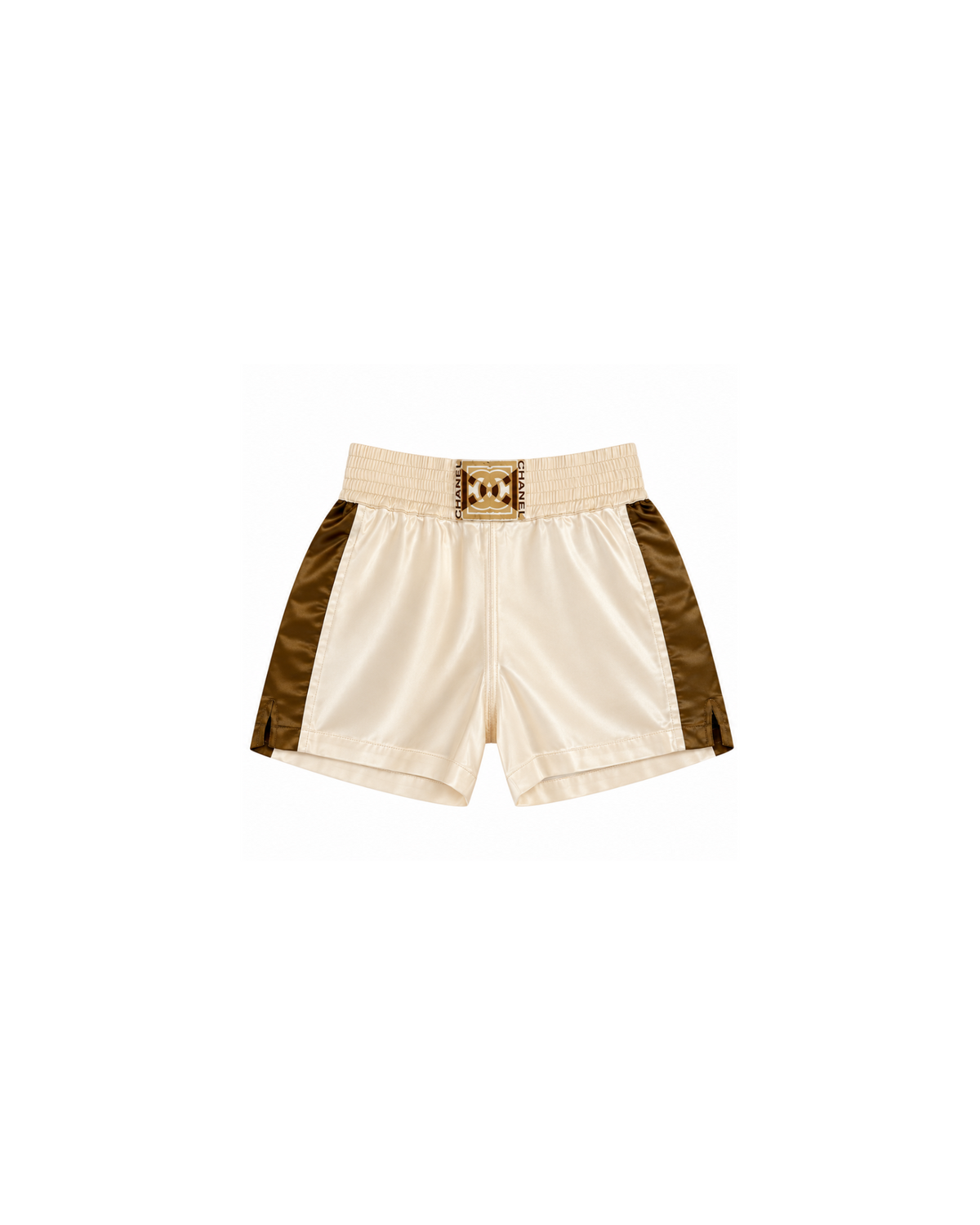 Chanel 2006 Karl Lagerfeld Silk Boxing Shorts