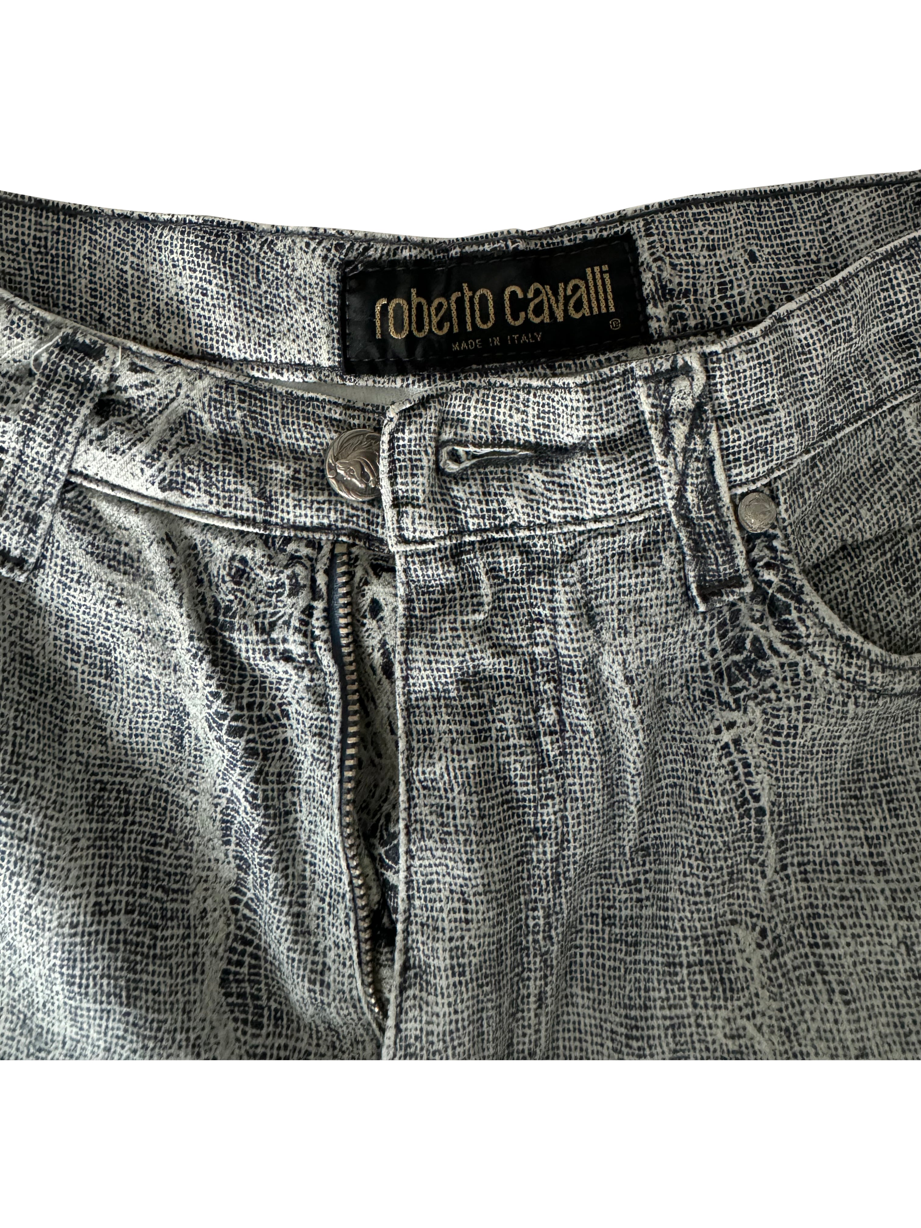 Roberto Cavalli Net Print Bottoms