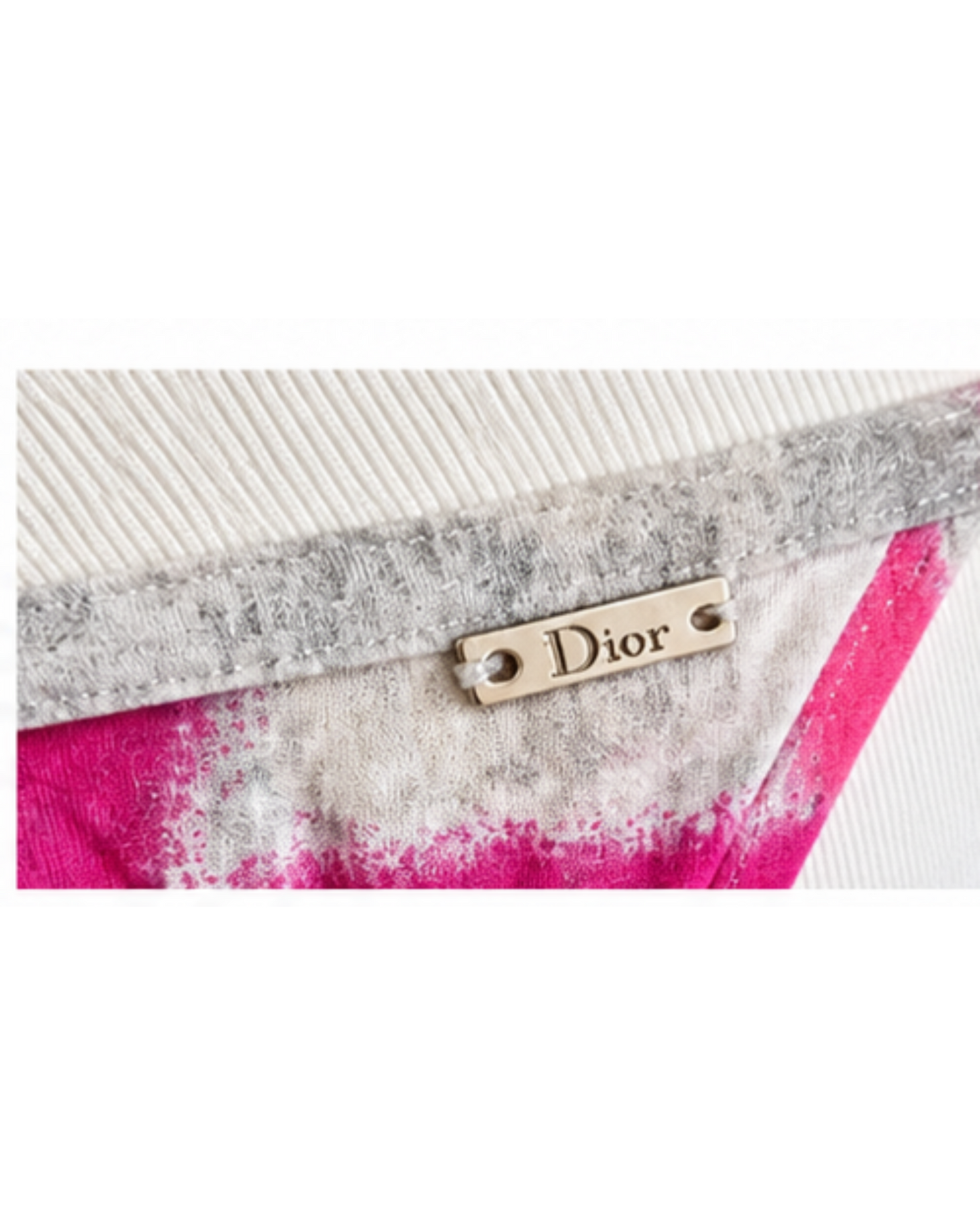 Christian Dior Graffitti Monogram Bikini Sarong Set