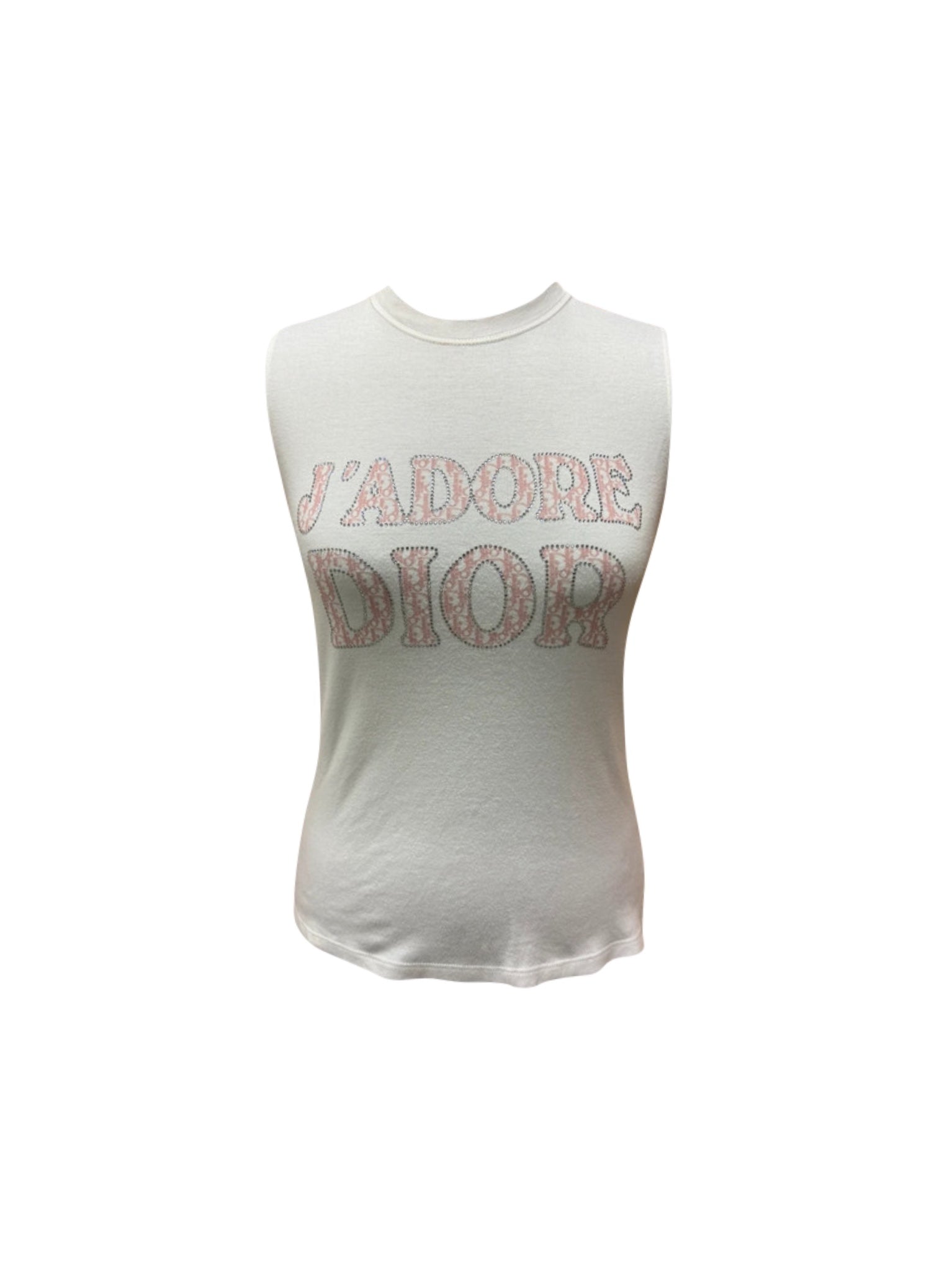 Christian Dior J’adore Dior Monogram Crystal Tank Top