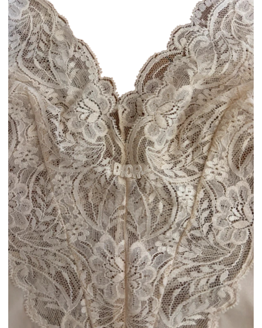 Christian Dior by John Galliano Lace Bodysuit Top