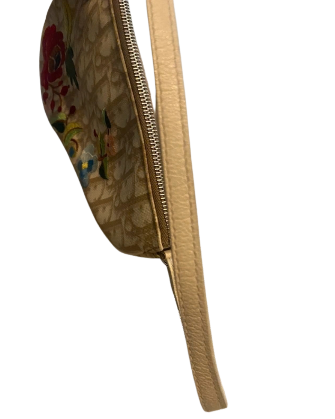 Christian Dior Diorissimo Floral Monogram Mini Saddle Bag