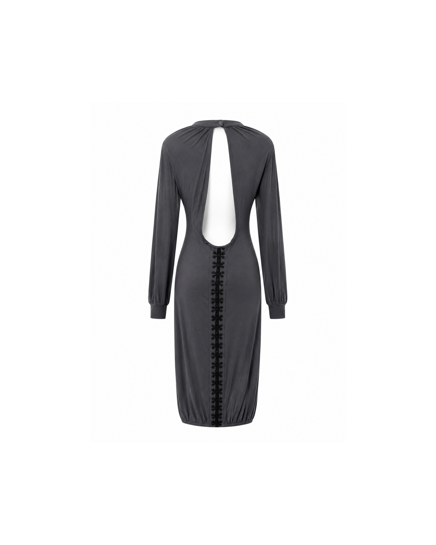 Jean Paul Gaultier Backless Ruched Dress
