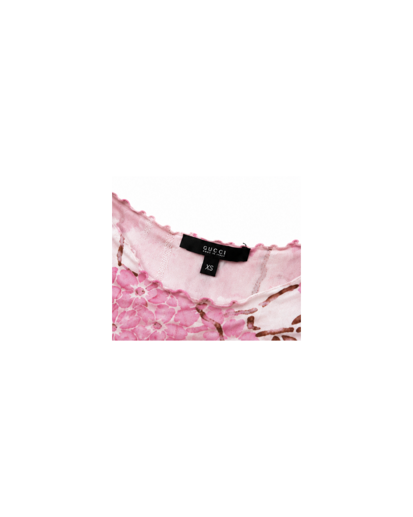 Gucci By Tom Ford Cherry Blossom 2003 Mini Dress