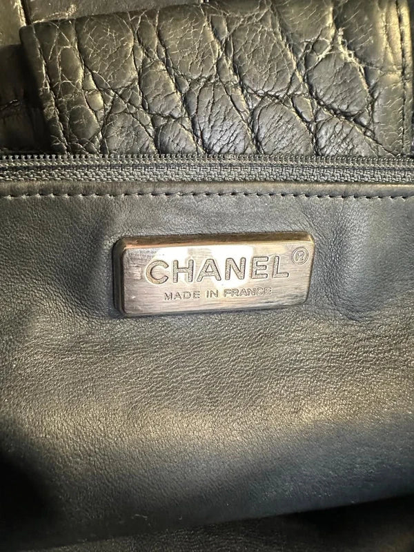 Chanel Crocodile Tote Shopping Bag
