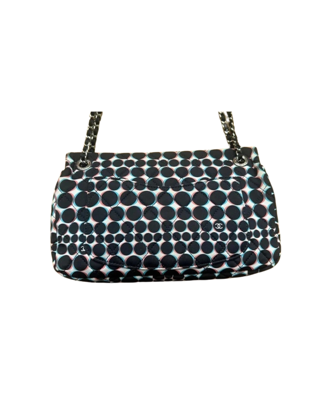 Chanel Timeless Polka Dot Single Flap Bag