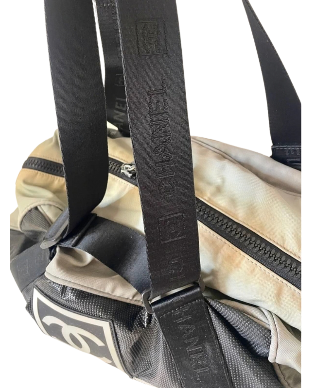 Chanel Logo Sport Boston Bag