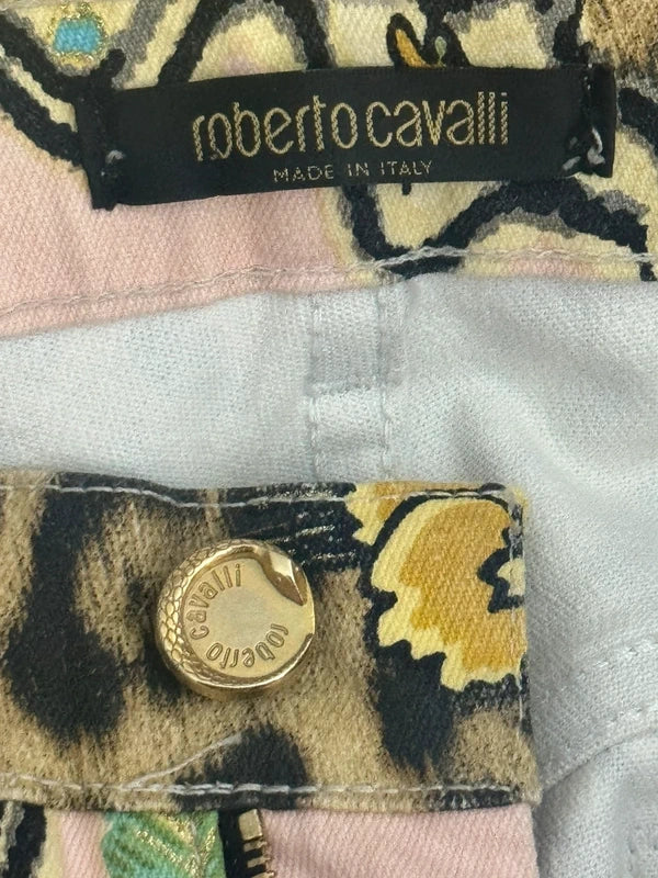 Roberto Cavalli 2003 Oriental Baby Pink Pants